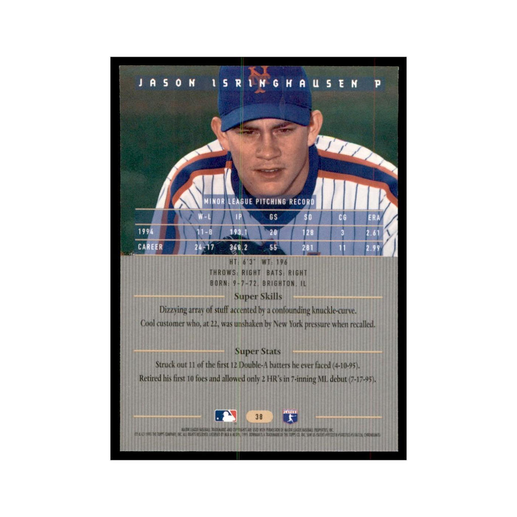 1995 Bowman's Best Jason Isringhausen Baseball Cards #38