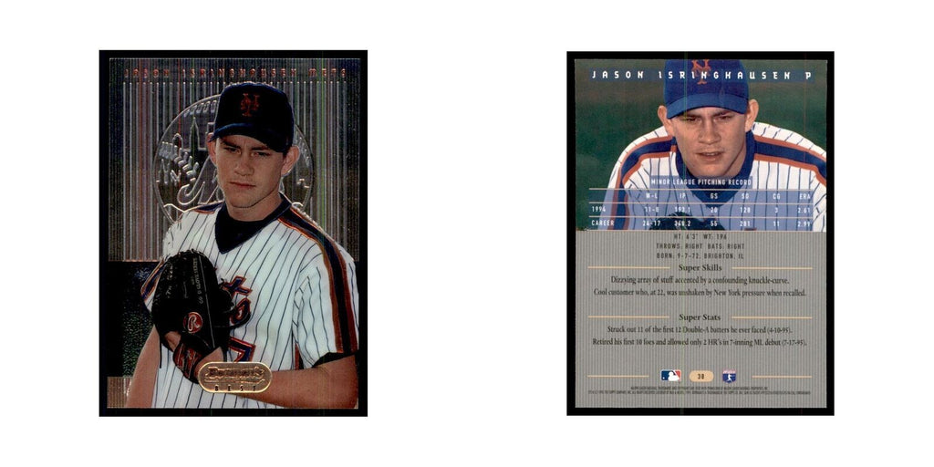 1995 Bowman's Best Jason Isringhausen Baseball Cards #38