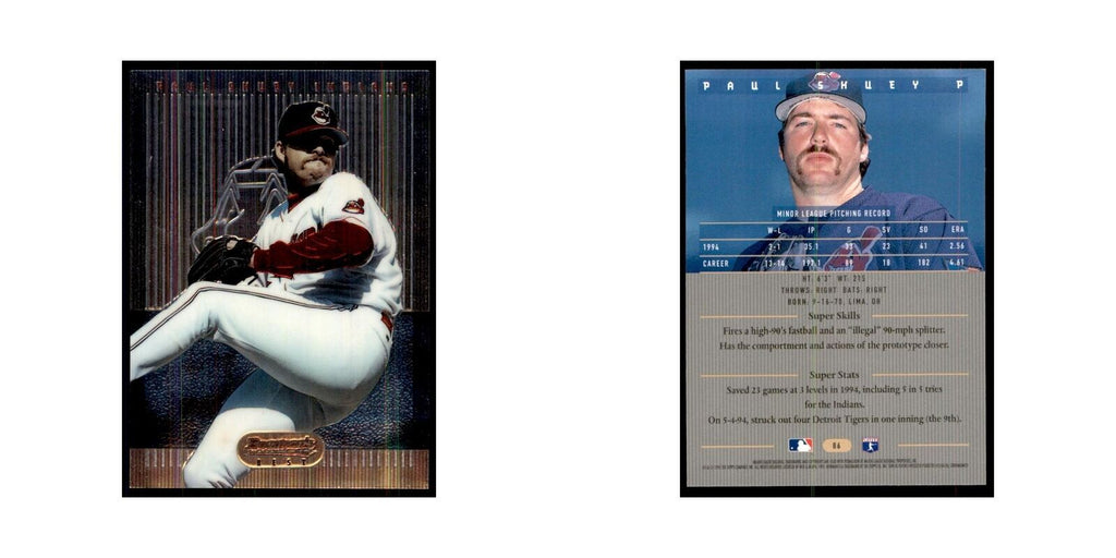 1995 Bowman's Best Paul Carey Baseball Cards #86