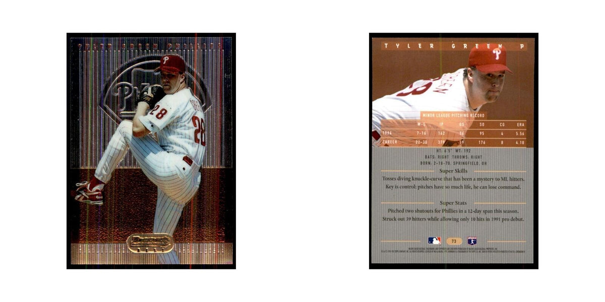 1995 Bowman's Best Tyler Green P Baseball Cards #73