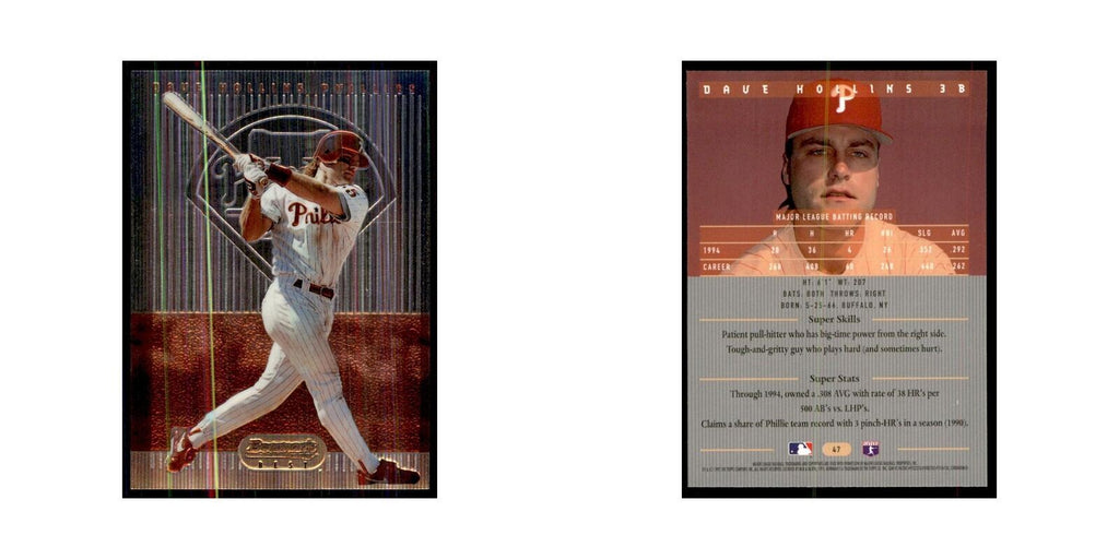 1995 Bowman's Best Dave Hollins Baseball Cards #47