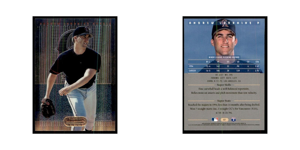 1995 Bowman's Best Andrew Lorraine Baseball Cards #57