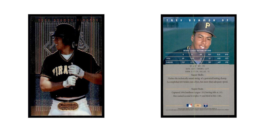1995 Bowman's Best Trey Beamon Baseball Cards #75