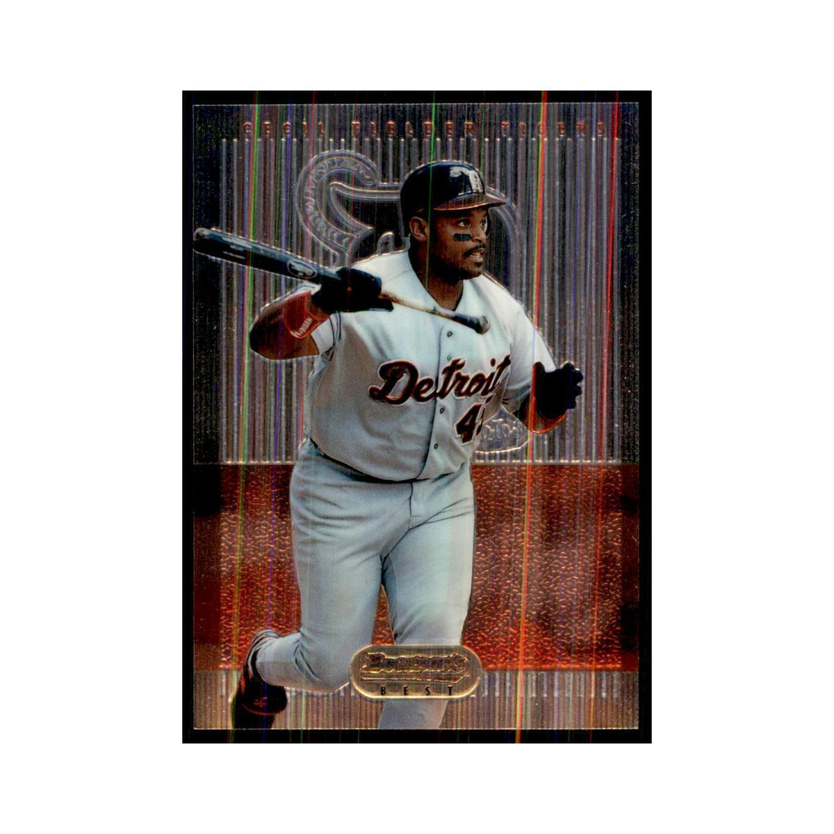 1995 Bowman's Best Cecil Fielder Baseball Cards #28