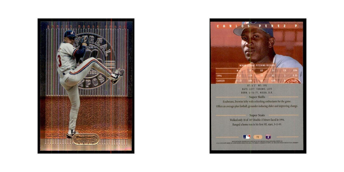 1995 Bowman's Best Carlos Reyes Baseball Cards #72