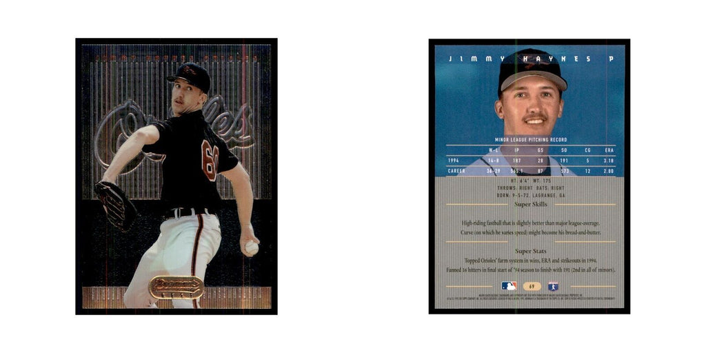 1995 Bowman's Best Jimmy Haynes Baseball Cards #69