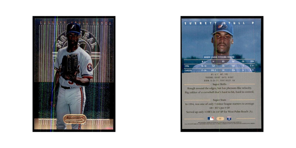 1995 Bowman's Best Everett Stull Baseball Cards #11