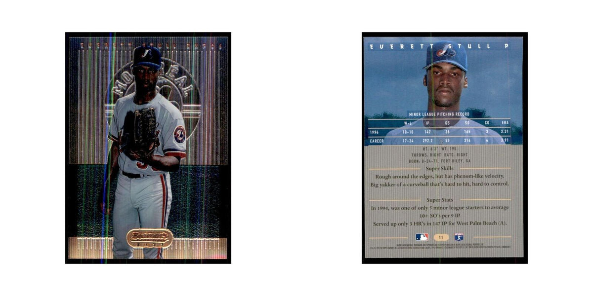 1995 Bowman's Best Everett Stull Baseball Cards #11