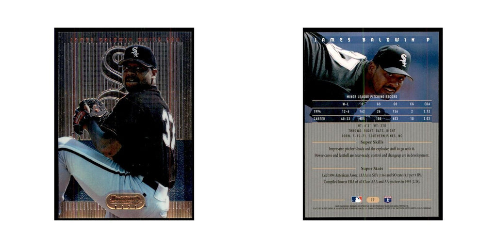1995 Bowman's Best James Baldwin Baseball Cards #77