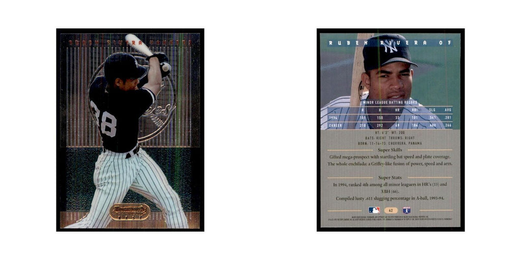 1995 Bowman's Best Ruben Rivera Baseball Cards #42