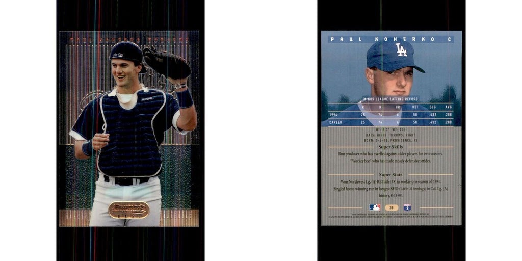 1995 Bowman's Best Paul Konerko Baseball Cards #28