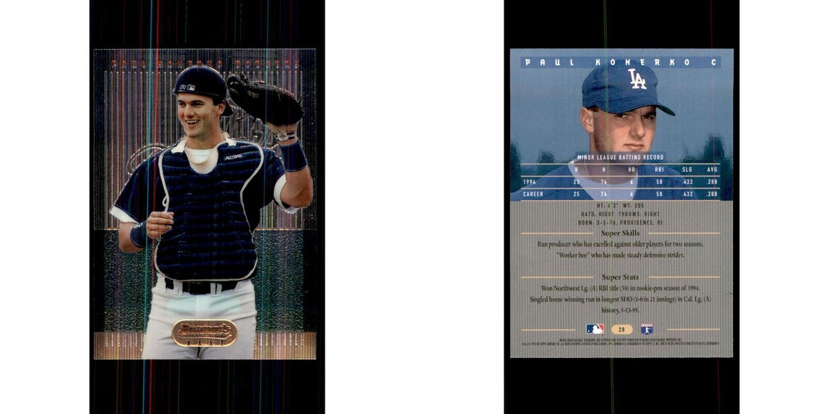 1995 Bowman's Best Paul Konerko Baseball Cards #28