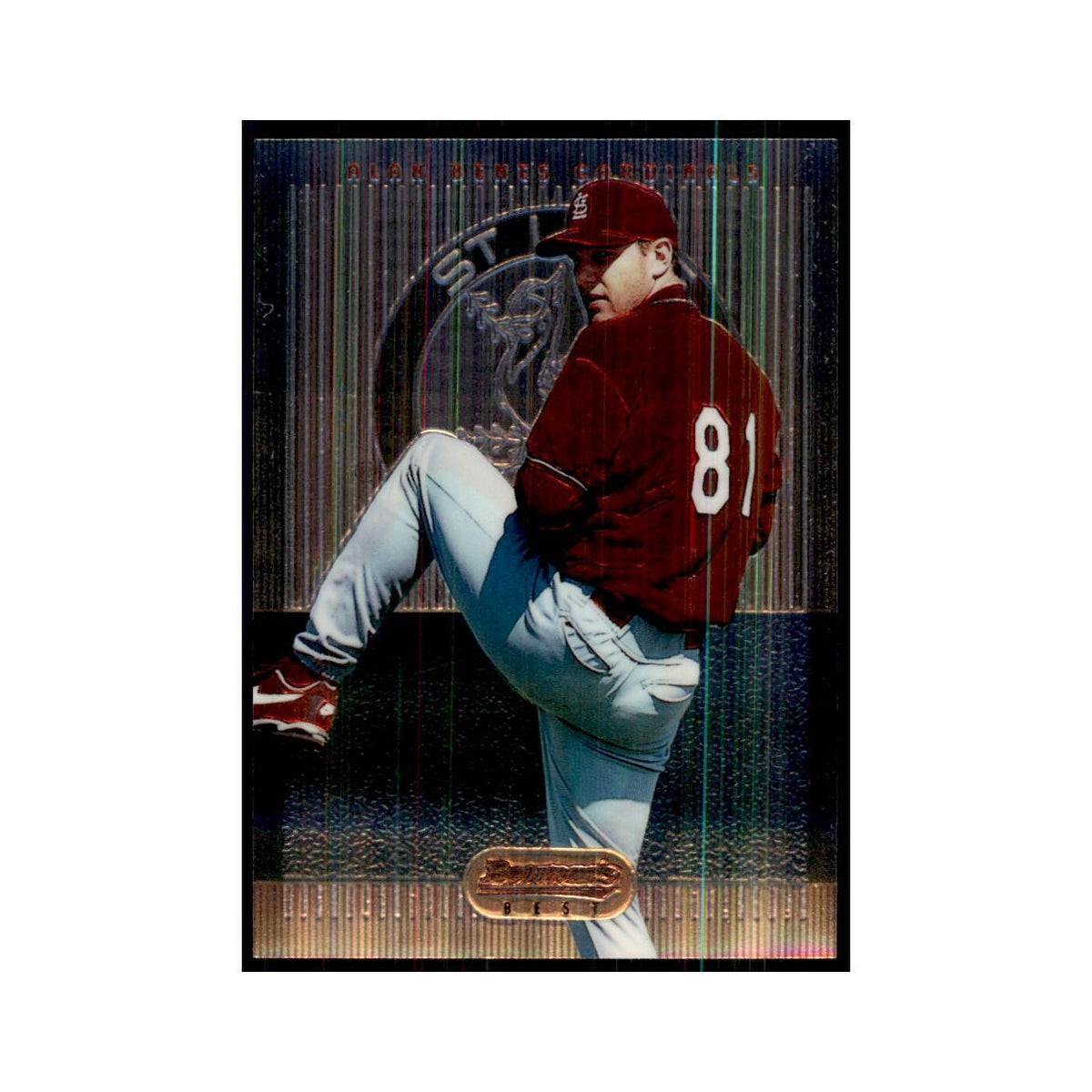 1995 Bowman's Best Alan Benes Baseball Cards #55