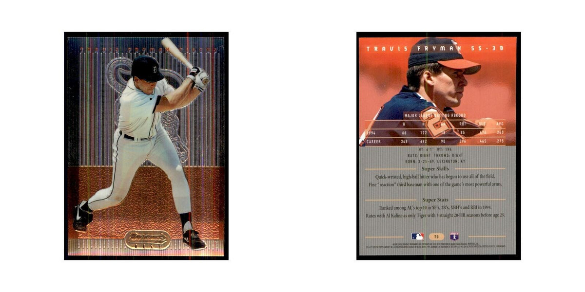 1995 Bowman's Best Travis Fryman Baseball Cards #70
