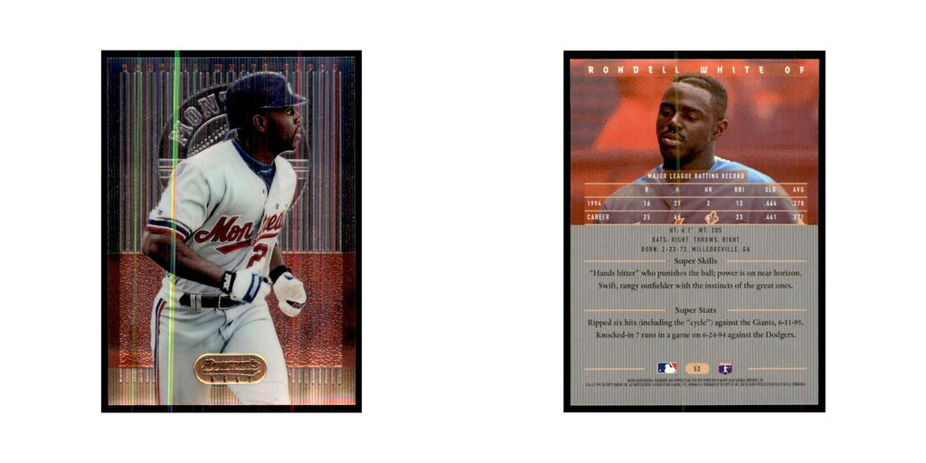 1995 Bowman's Best Rondell White Baseball Cards #52