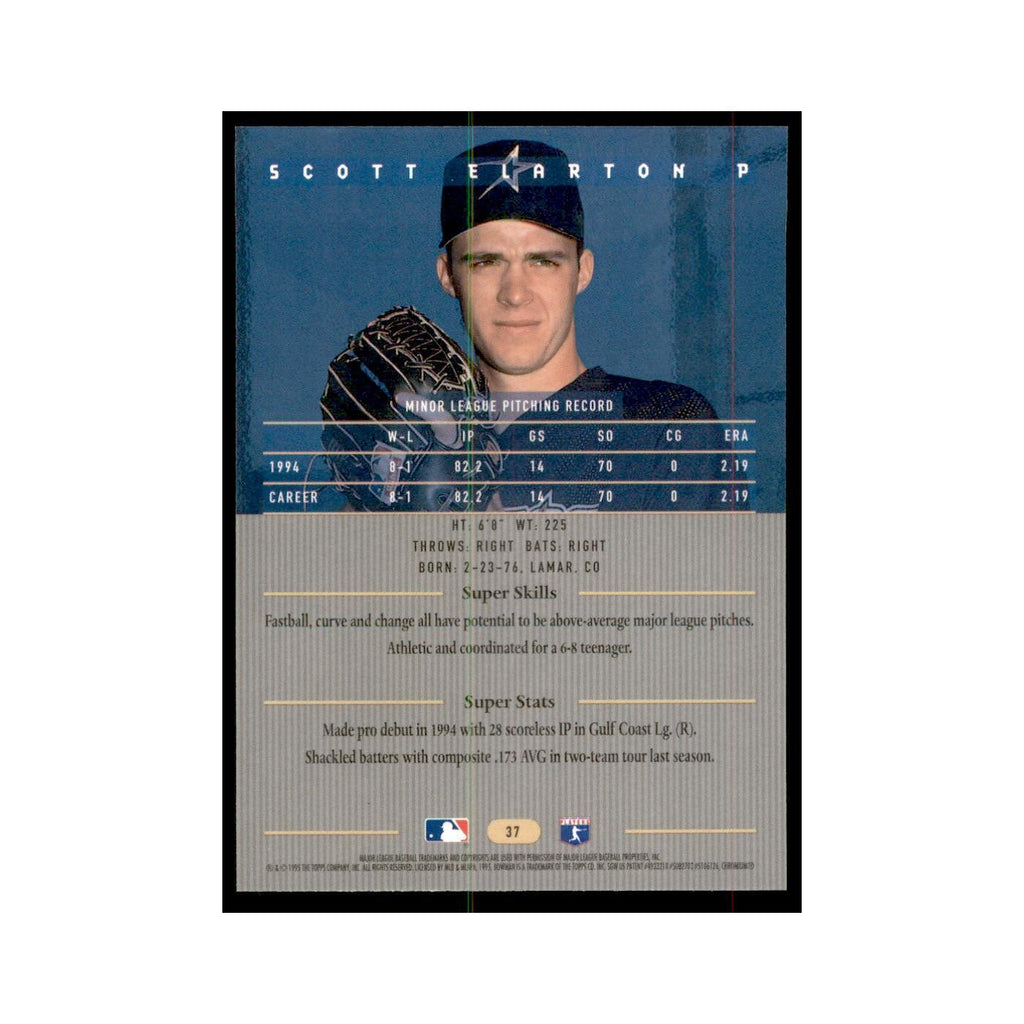 1995 Bowman's Best Scott Elarton Baseball Cards #37