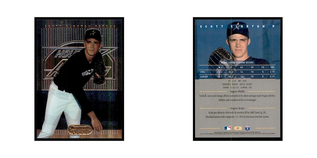 1995 Bowman's Best Scott Elarton Baseball Cards #37
