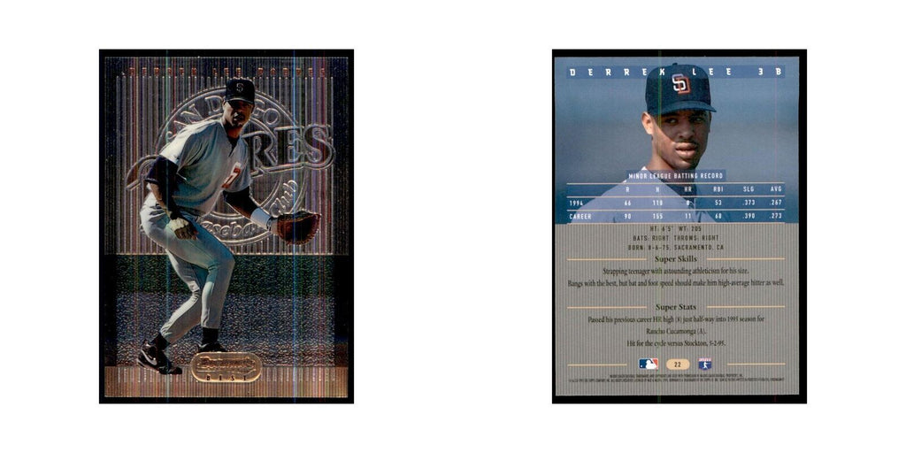 1995 Bowman's Best Derrek Lee Baseball Cards #22