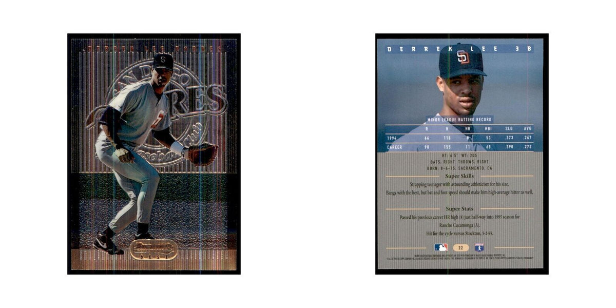 1995 Bowman's Best Derrek Lee Baseball Cards #22