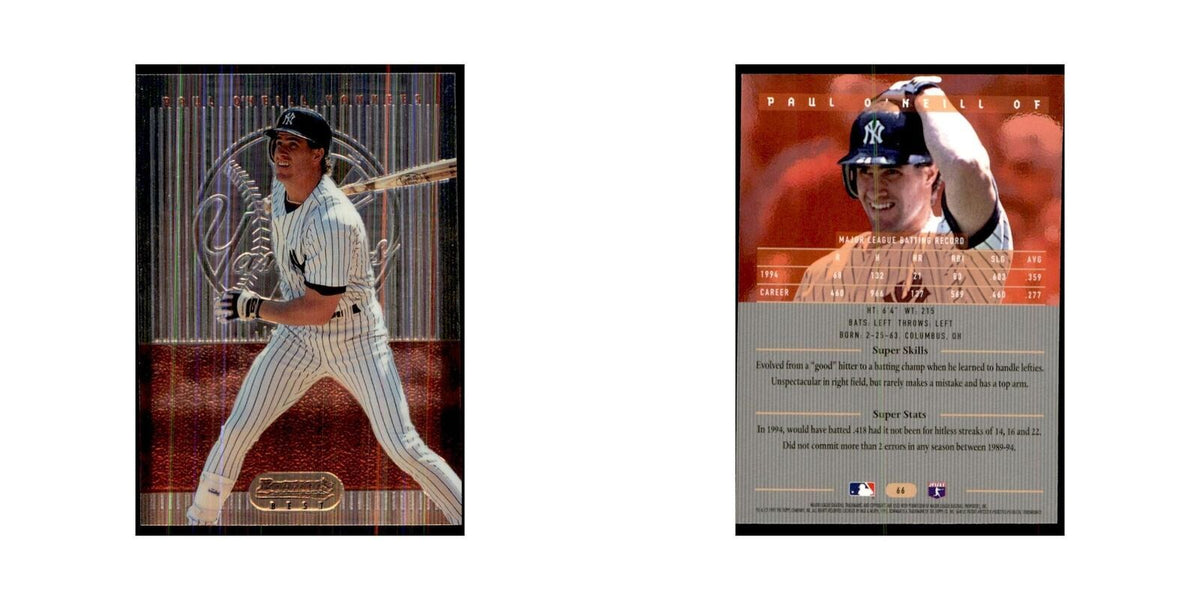 1995 Bowman's Best Paul O'Neill Baseball Cards #66