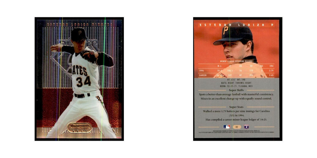 1995 Bowman's Best Esteban Loaiza Baseball Cards #82