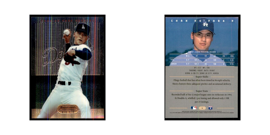 1995 Bowman's Best Chad Ho Park Baseball Cards #4