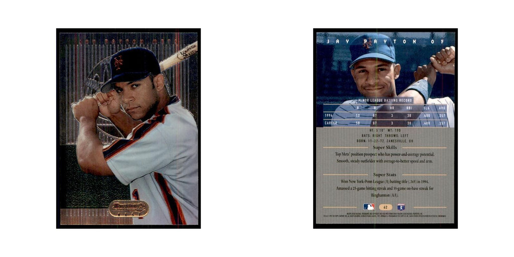 1995 Bowman's Best Jay Payton Baseball Cards #62