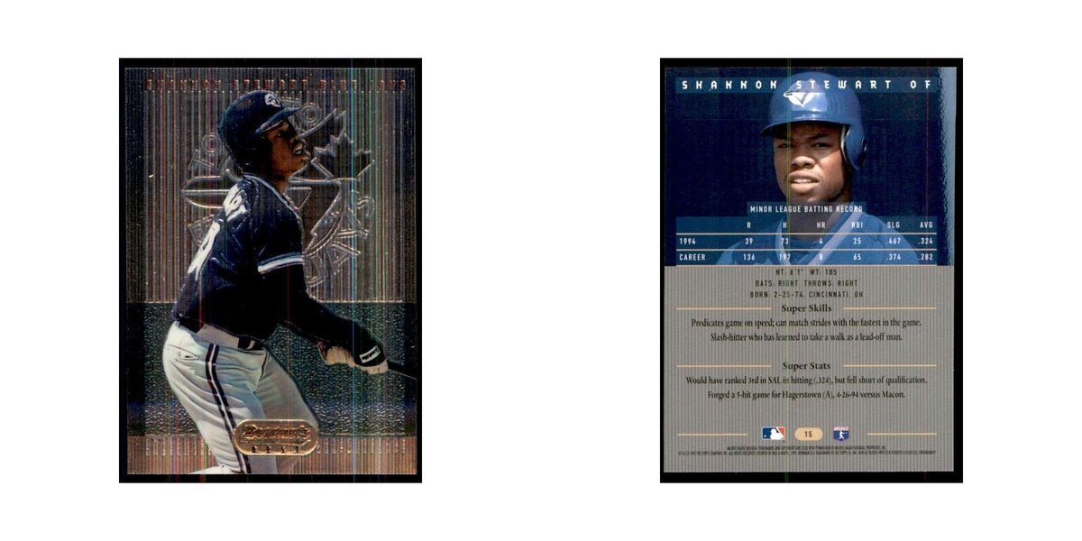 1995 Bowman's Best Shannon Stewart Baseball Cards #15