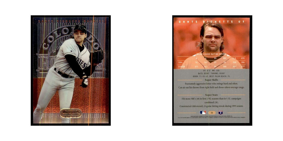 1995 Bowman's Best Dante Bichette Baseball Cards #24