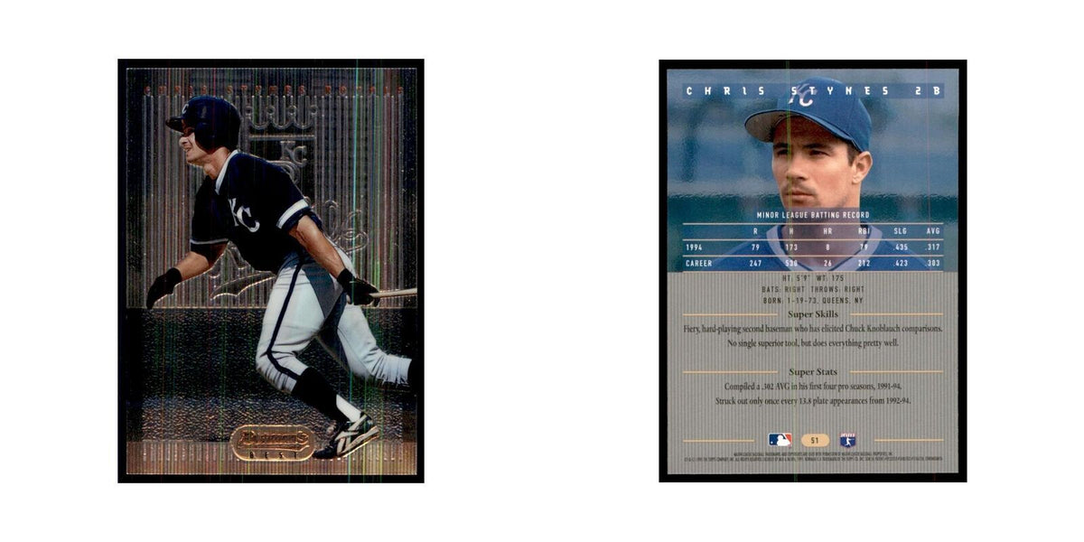 1995 Bowman's Best Chris Stynes Baseball Cards #51