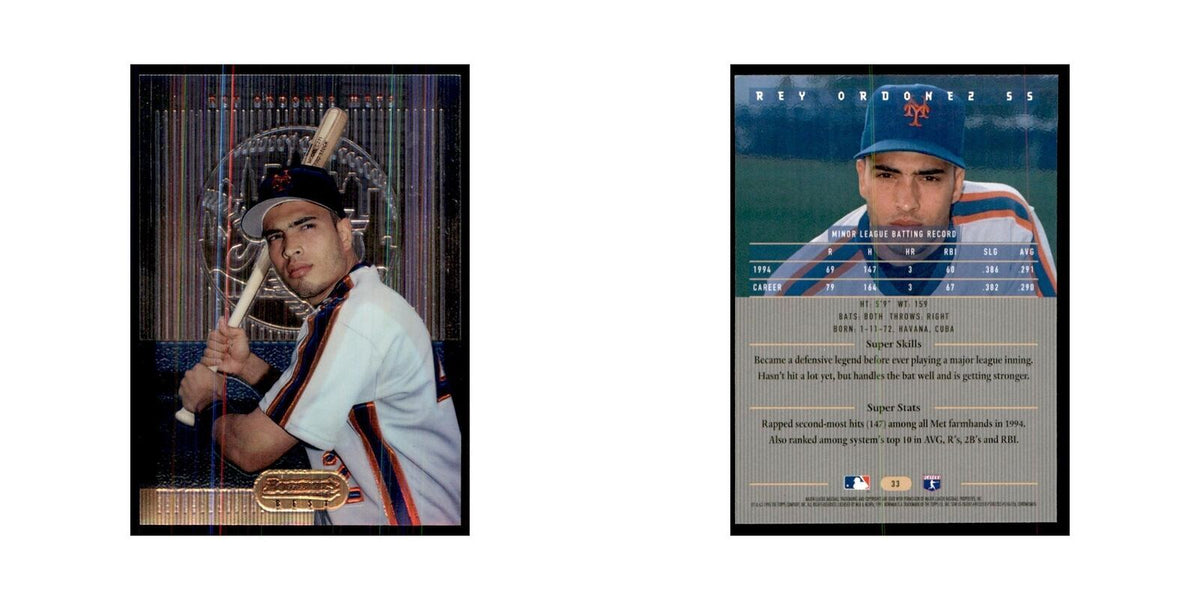1995 Bowman's Best Rev Ordonez Baseball Cards #33