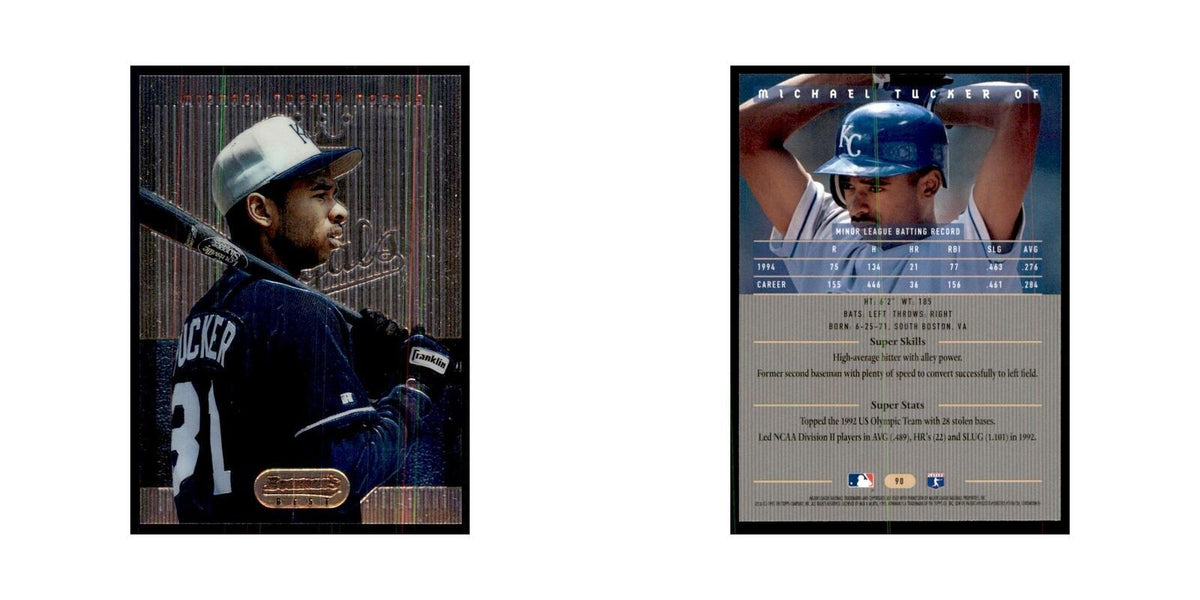1995 Bowman's Best Michael Tucker Baseball Cards #90