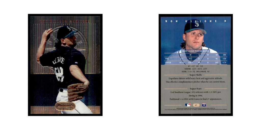 1995 Bowman's Best Ron Villone Baseball Cards #41