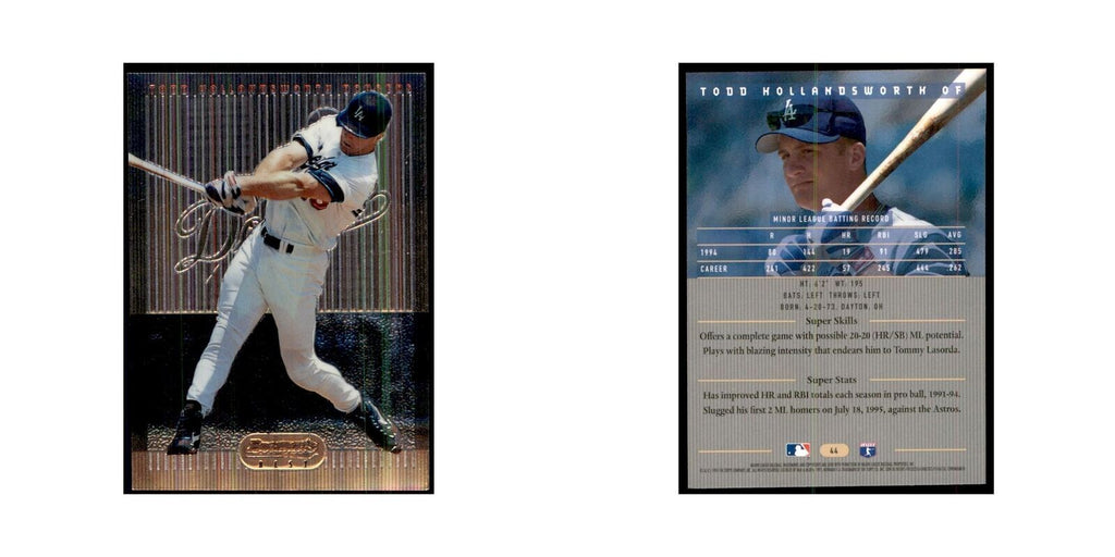 1995 Bowman's Best Todd Hollandsworth Baseball Cards #44