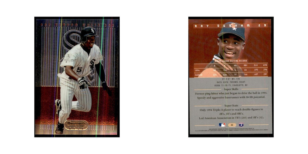 1995 Bowman's Best Ray Durham Baseball Cards #80