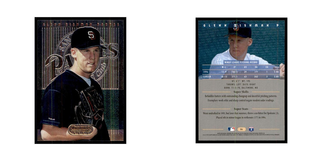 1995 Bowman's Best Glenn Dishman Baseball Cards #84