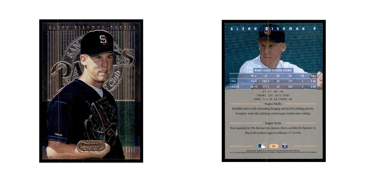1995 Bowman's Best Glenn Dishman Baseball Cards #84