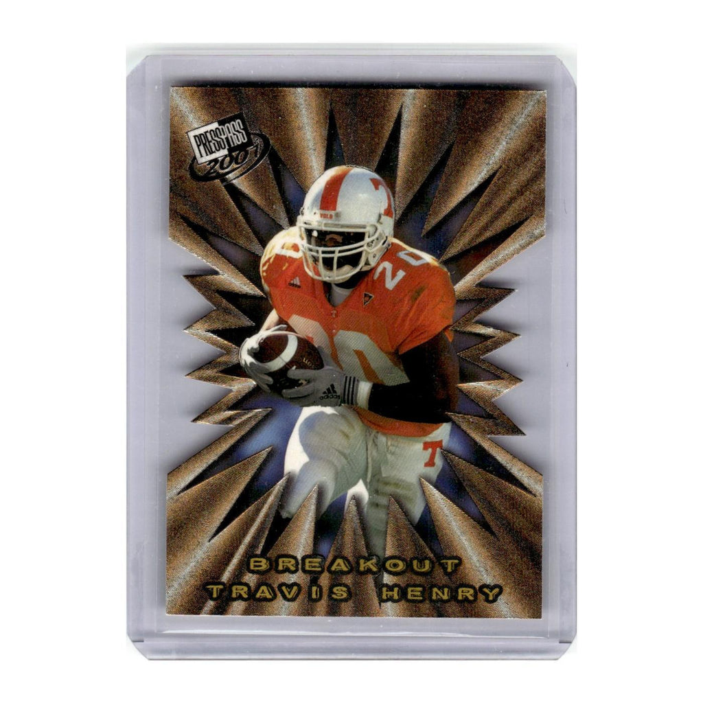2001 Press Pass Travis Henry #B12/36