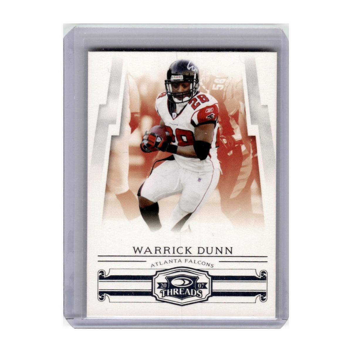 2007 Donruss Threads Warrick Dunn Falcons #60