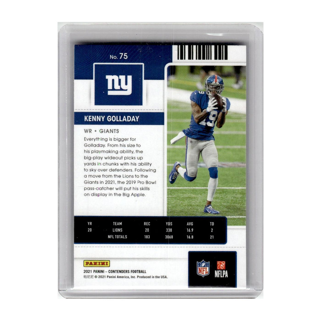 2021 Panini Contenders Kenny Golladay Giants #75
