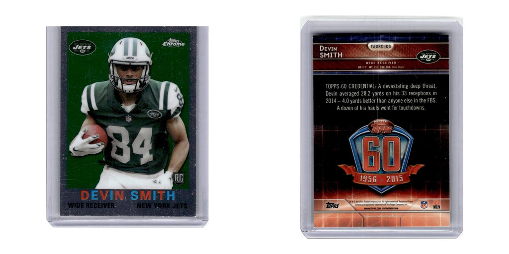 2015 Topps Chrome 60th Anniversary Devin Smith RC Jets #T60RC-DS