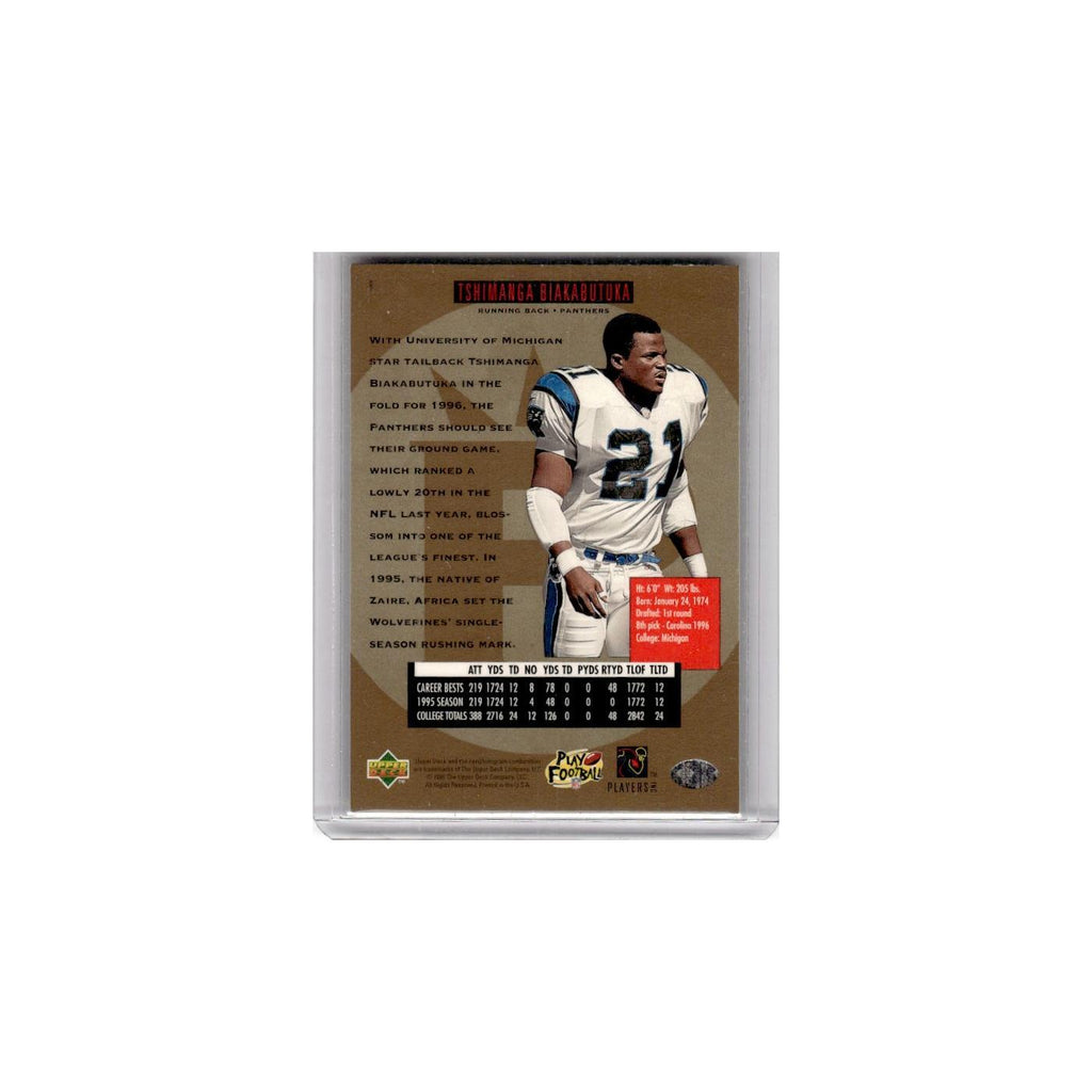 1996 SP Premier Prospects Tshimanga Biakabutuka #1