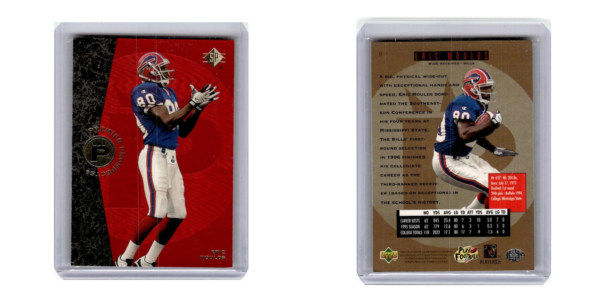 1996 SP Premier Prospects Eric Moulds RC Bills #17
