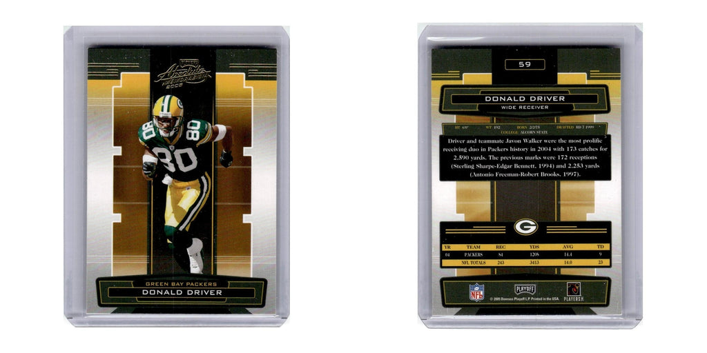 2005 Playoff Absolute Memorabilia Donald Driver Packers #59