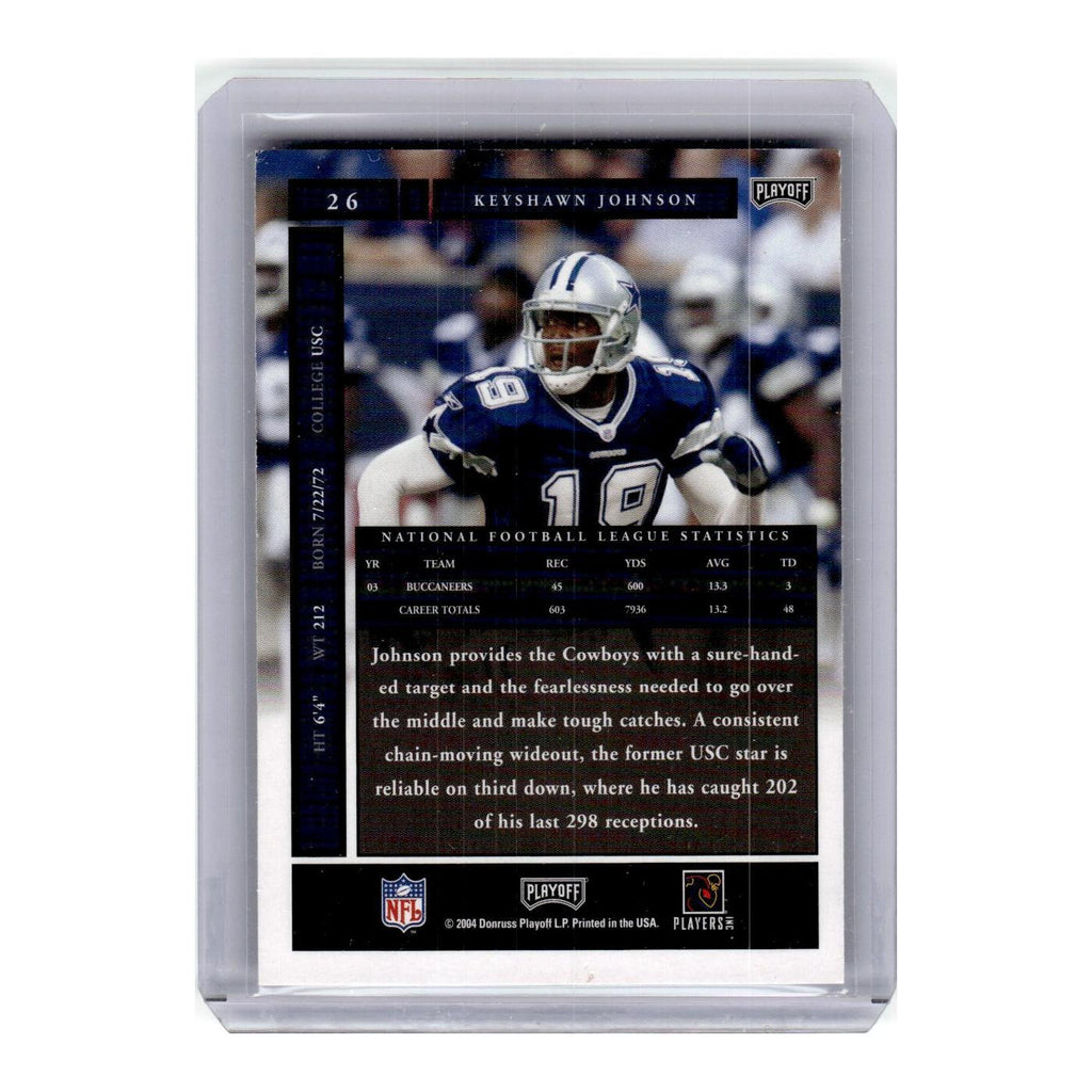 2004 Playoff Honors Keyshawn Johnson Cowboys #26