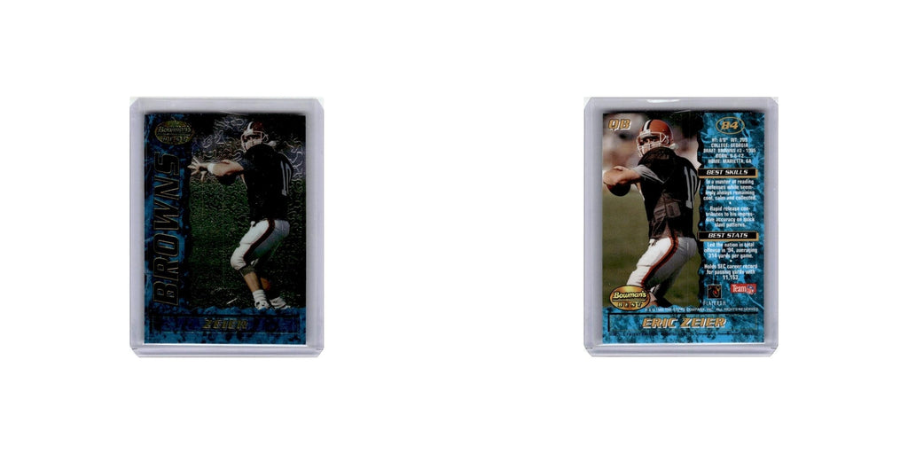 1995 Bowman's Best Eric Zeier Browns #84