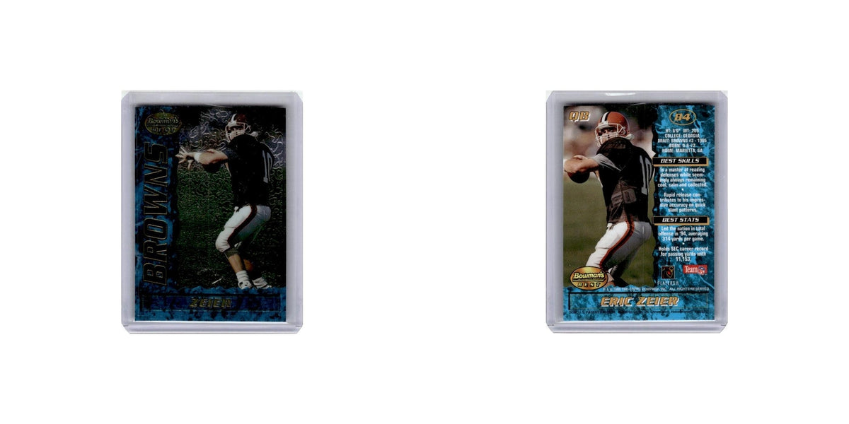 1995 Bowman's Best Eric Zeier Browns #84