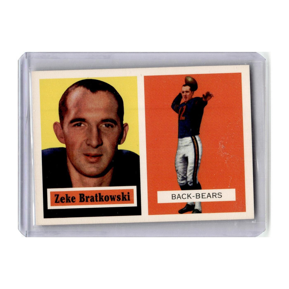 1994 Topps Archives 1957 Series Zeke Bratkowski Bears #140