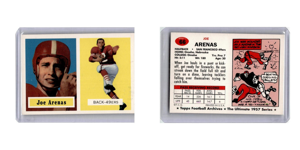 1994 Topps Archives 1957 Series Joe Arenas 49ers #66