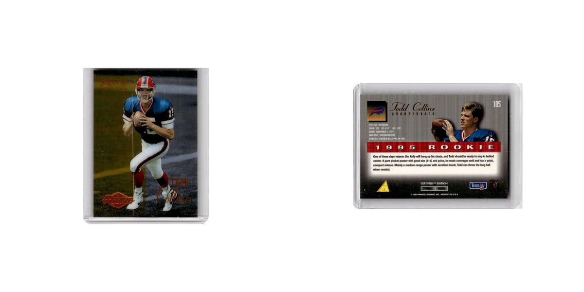 1995 Select Certified Todd Collins RC #105